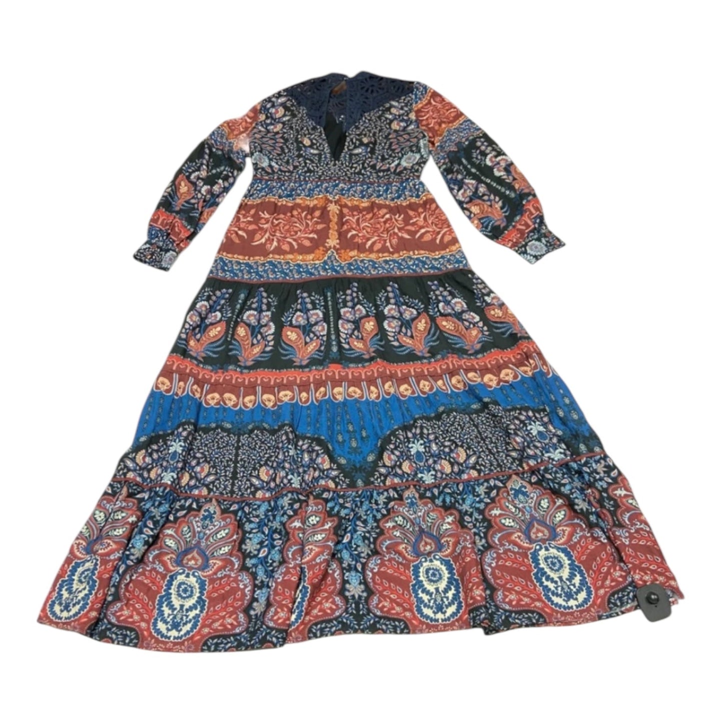 Dress Designer By Farm Rio In Black & Brown, Size: S