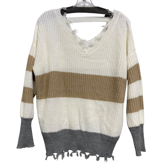Sweater By Moon & Madison In Striped Pattern, Size:M
