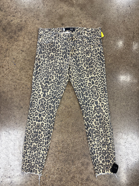 Jeans Skinny By Kut In Animal Print, Size:6