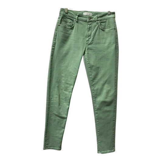 Jeans Skinny By Loft In Green, Size:2