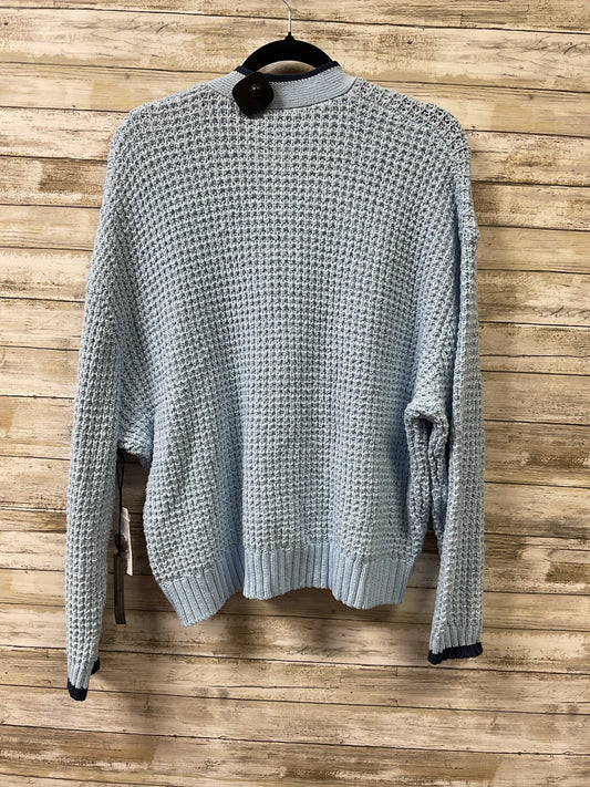 Sweater Cardigan By Michael Stars In Blue, Size:L