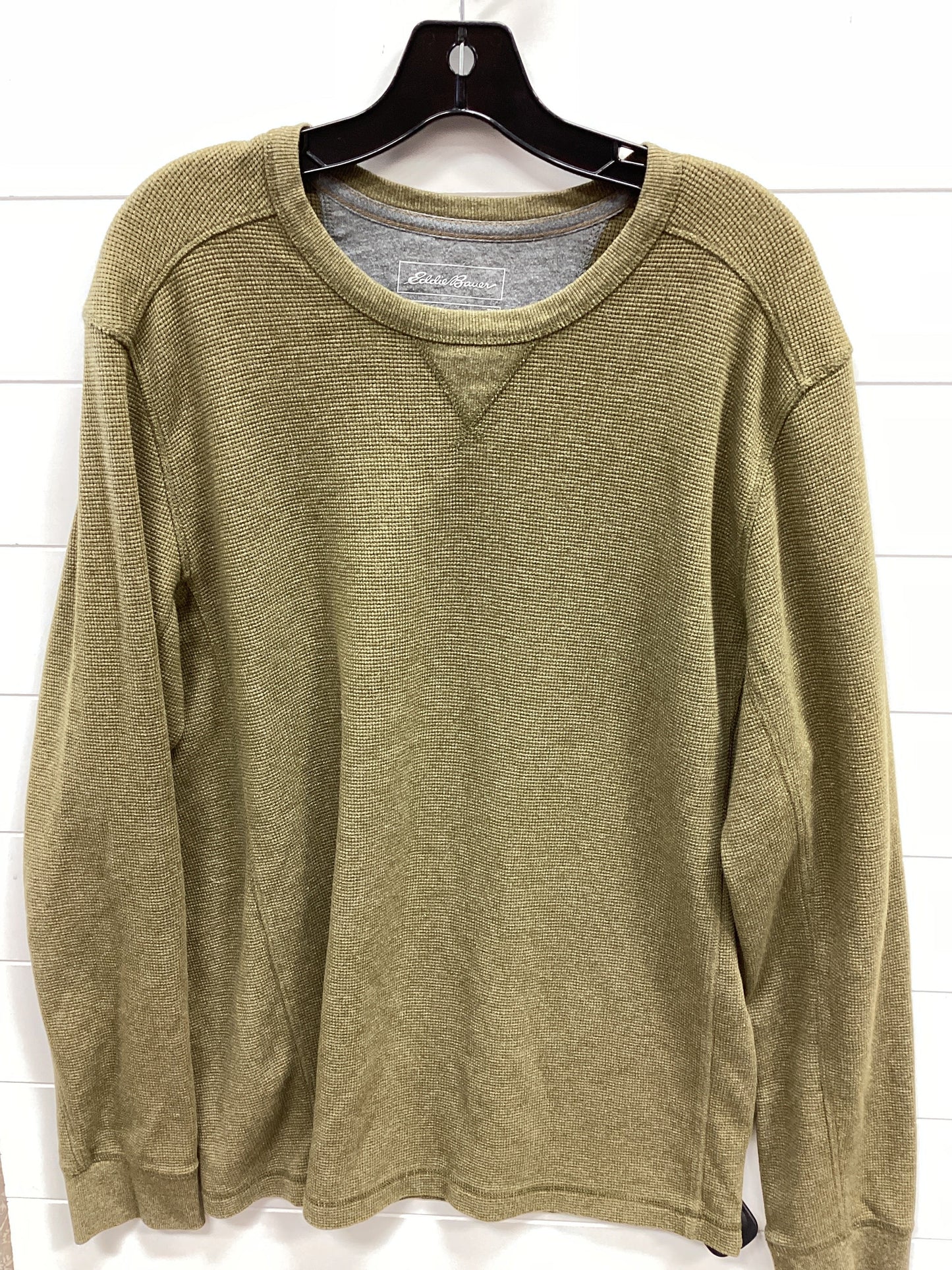 Top Ls By Eddie Bauer In Green, Size:Xl Tall