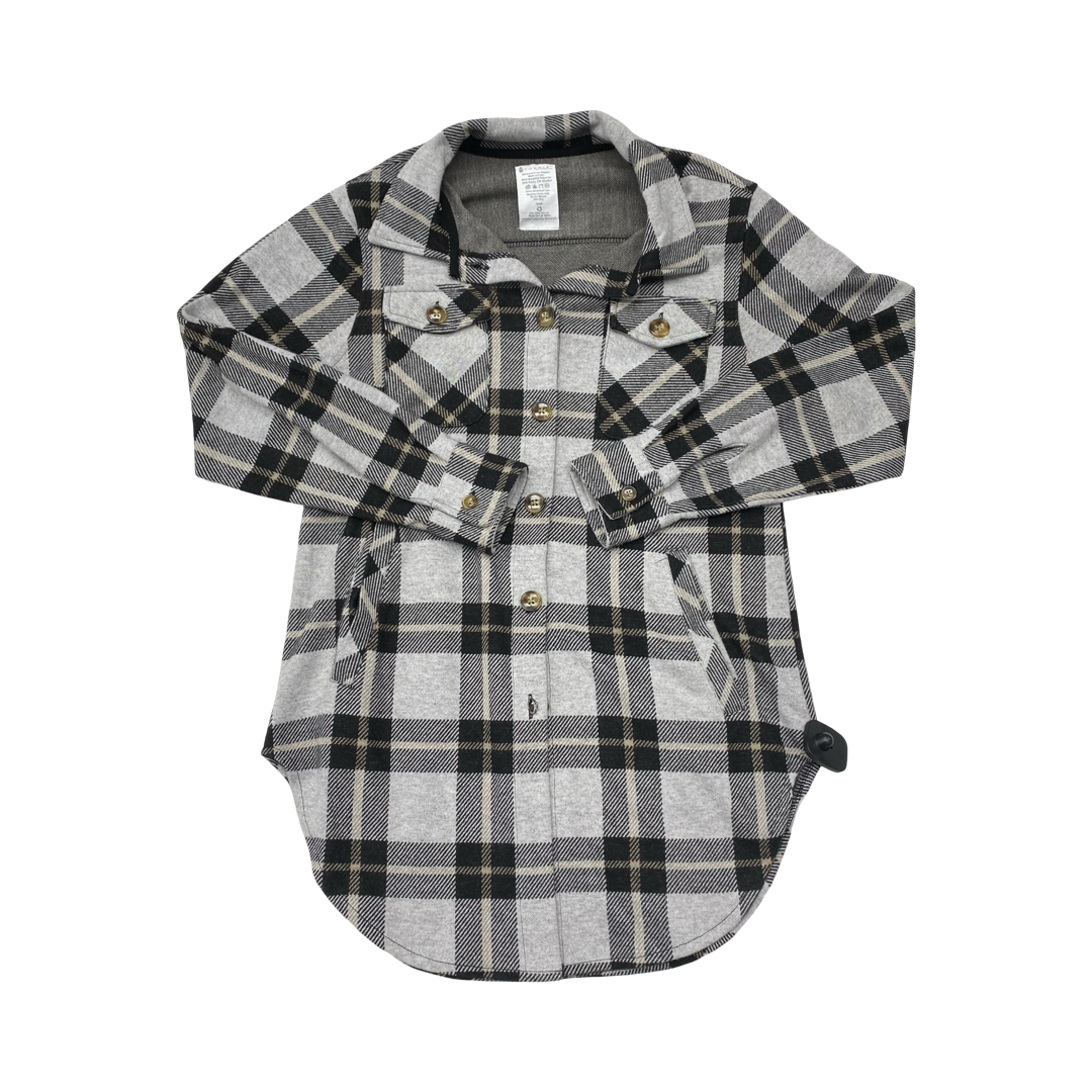 Jacket Shirt By Cmc In Plaid Pattern, Size:S