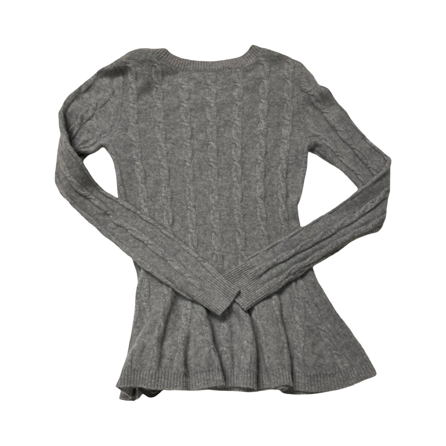 Sweater Cashmere By Garnet Hill In Grey, Size:Xs