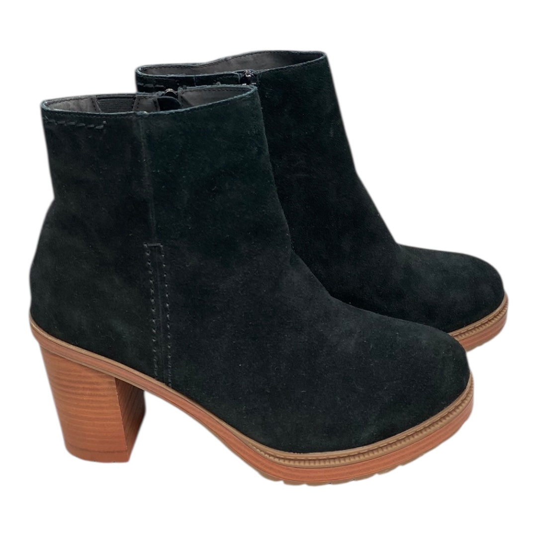 Boots Ankle Heels By Crown Vintage In Black, Size:11