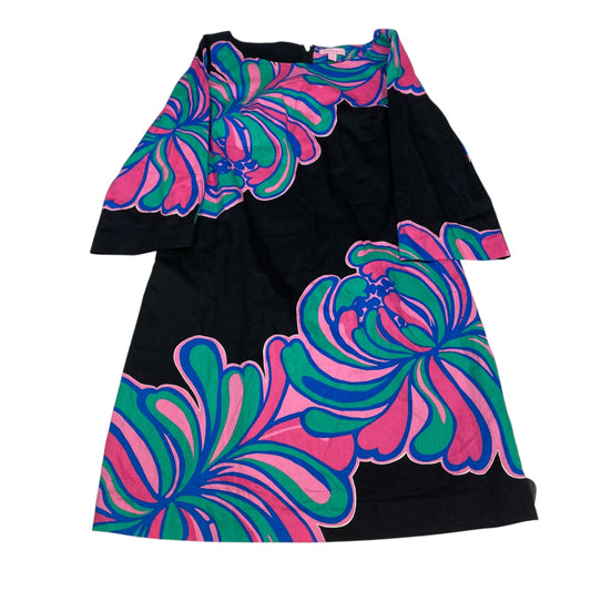 Dress Designer By Lilly Pulitzer In Black & Pink, Size:S