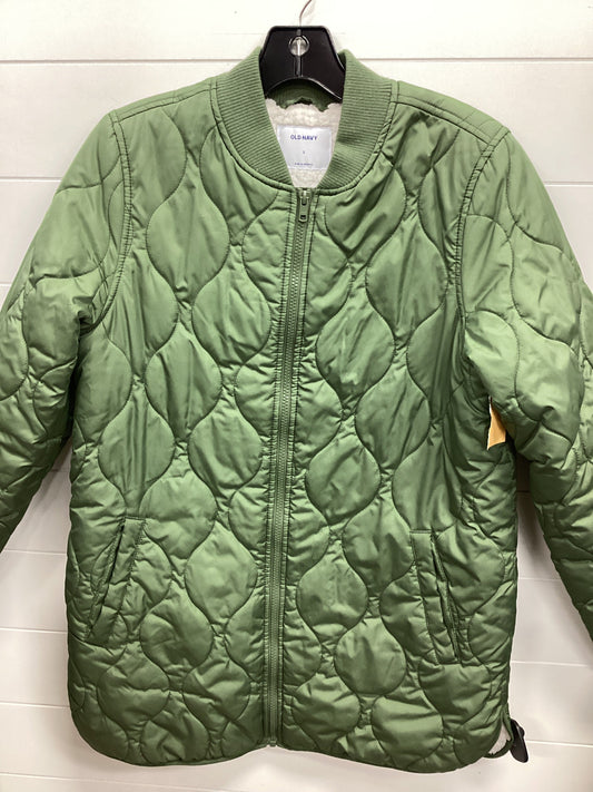 Jacket Puffer & Quilted By Old Navy In Green, Size:S