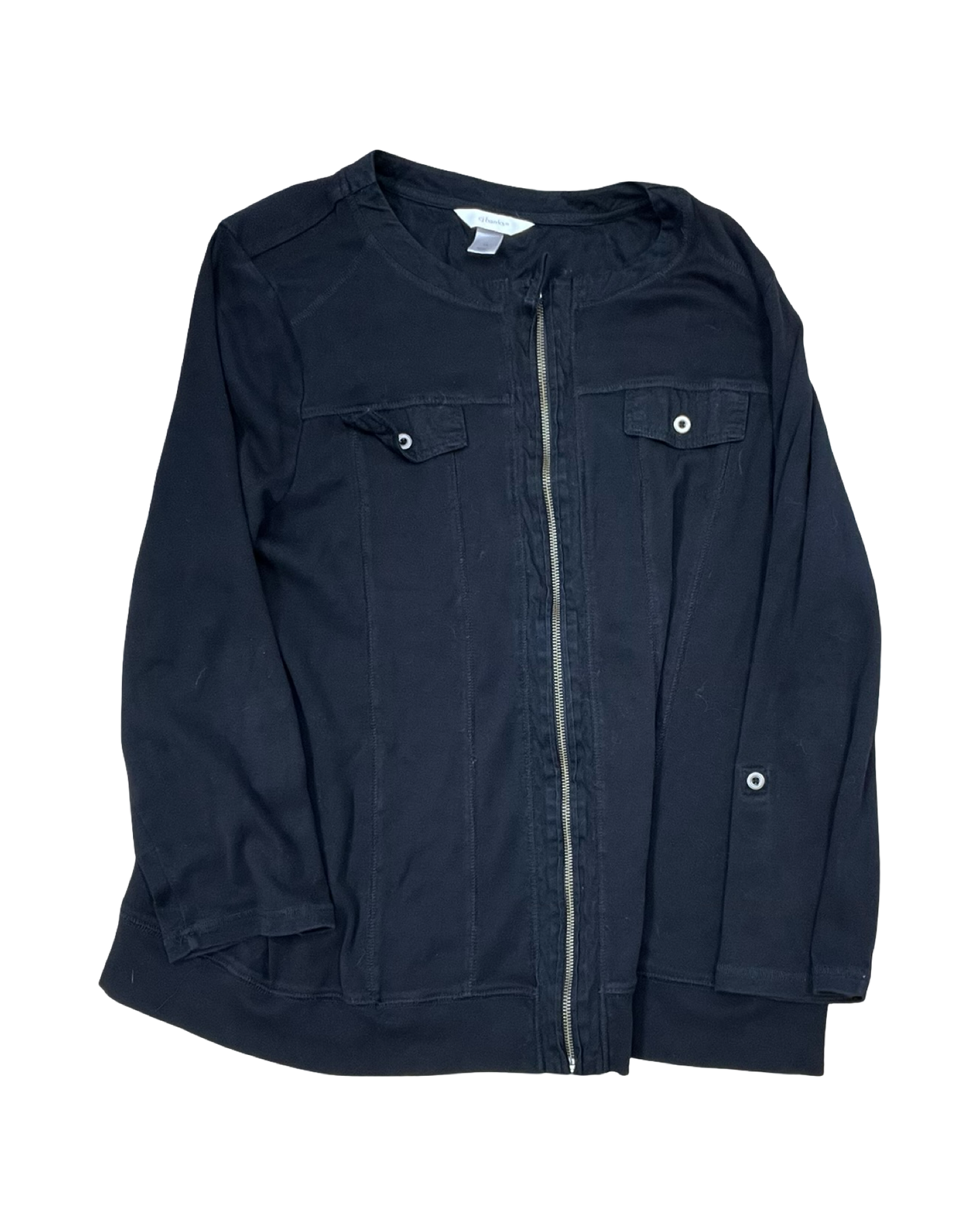 Jacket Other By Cj Banks In Black, Size:1X