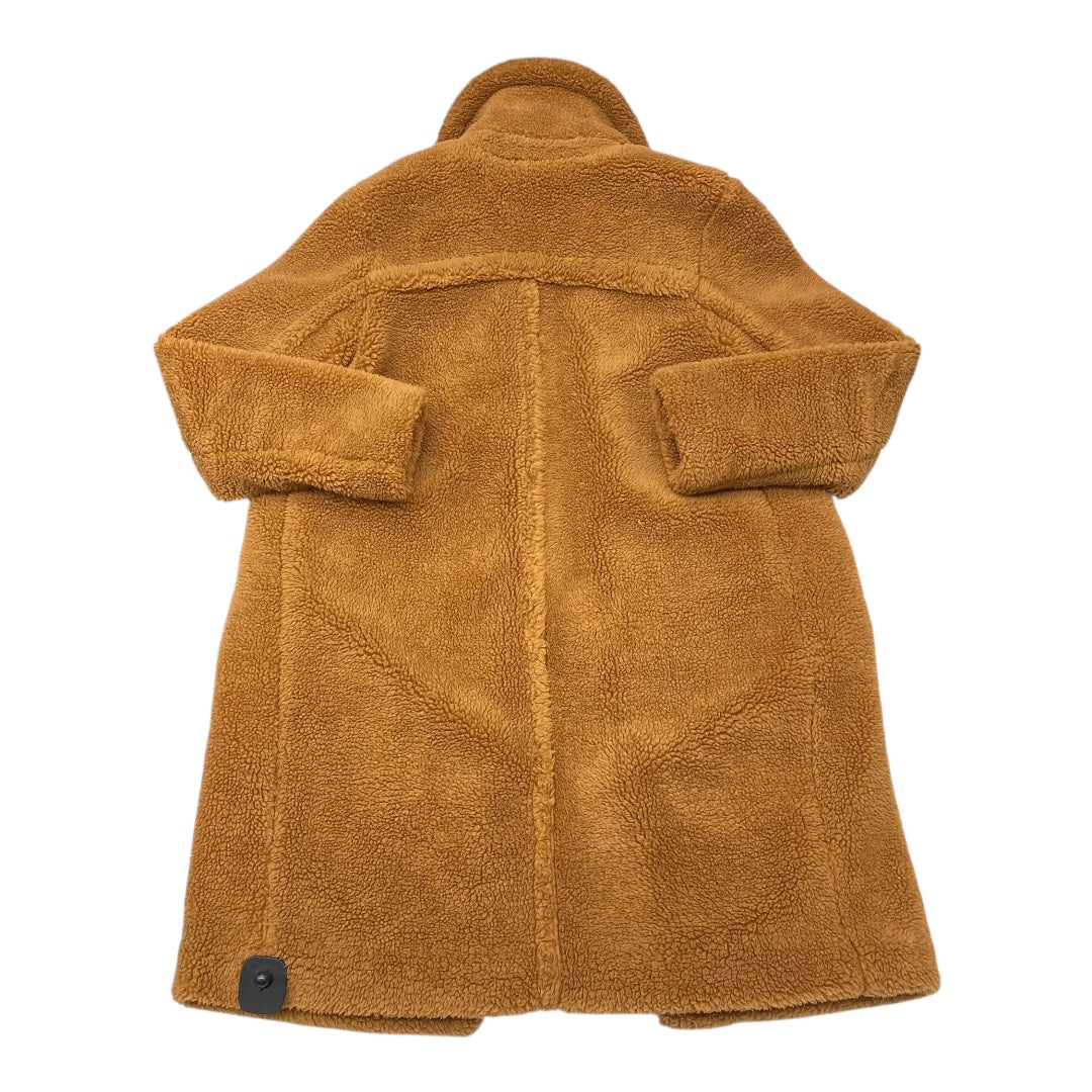 Coat Faux Fur & Sherpa By Gap In Brown, Size:S