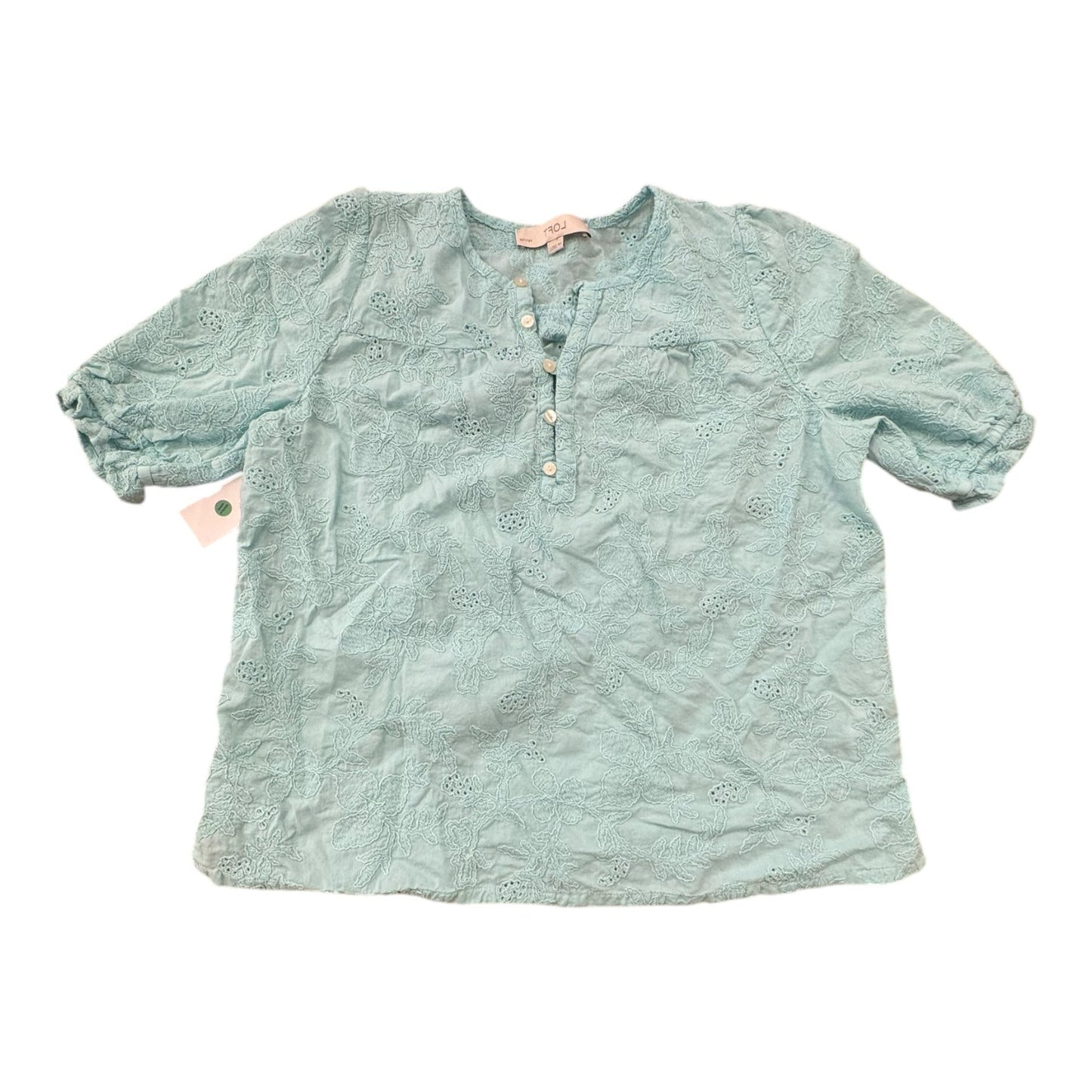 Top Ss By Loft In Blue, Size:Mp