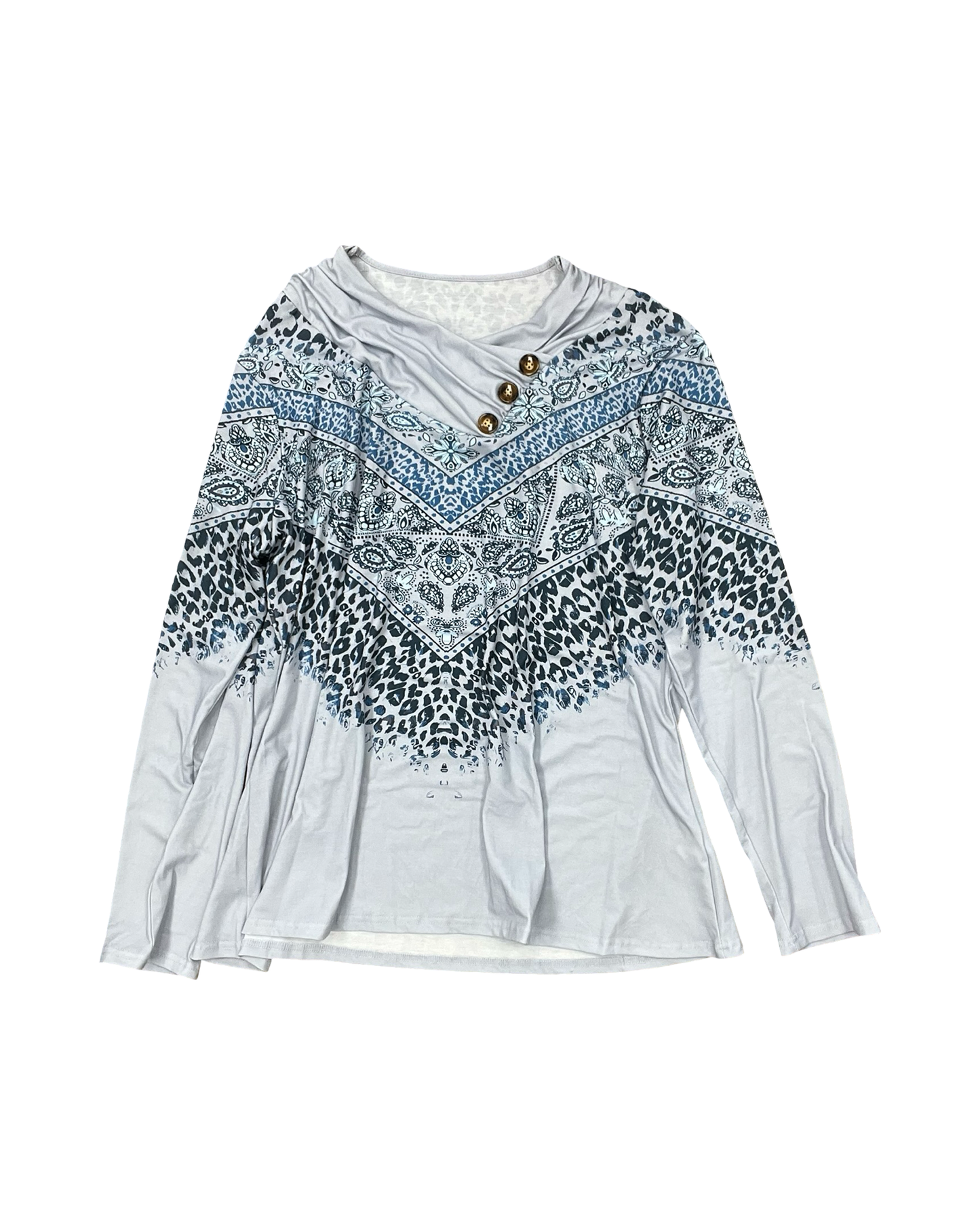 Top Ls By 1.State In Blue, Size:2X