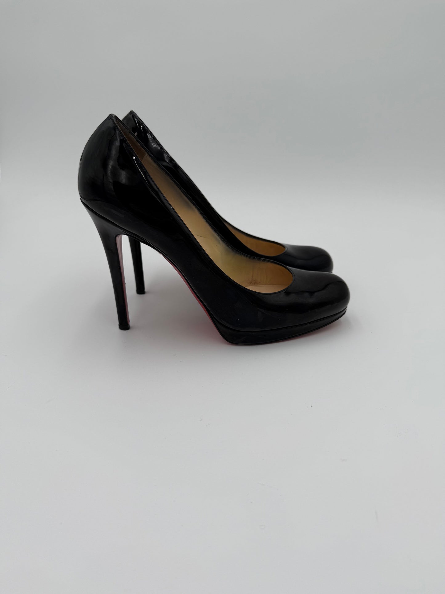 Shoes Luxury Designer By Christian Louboutin In Black, Size:7.5