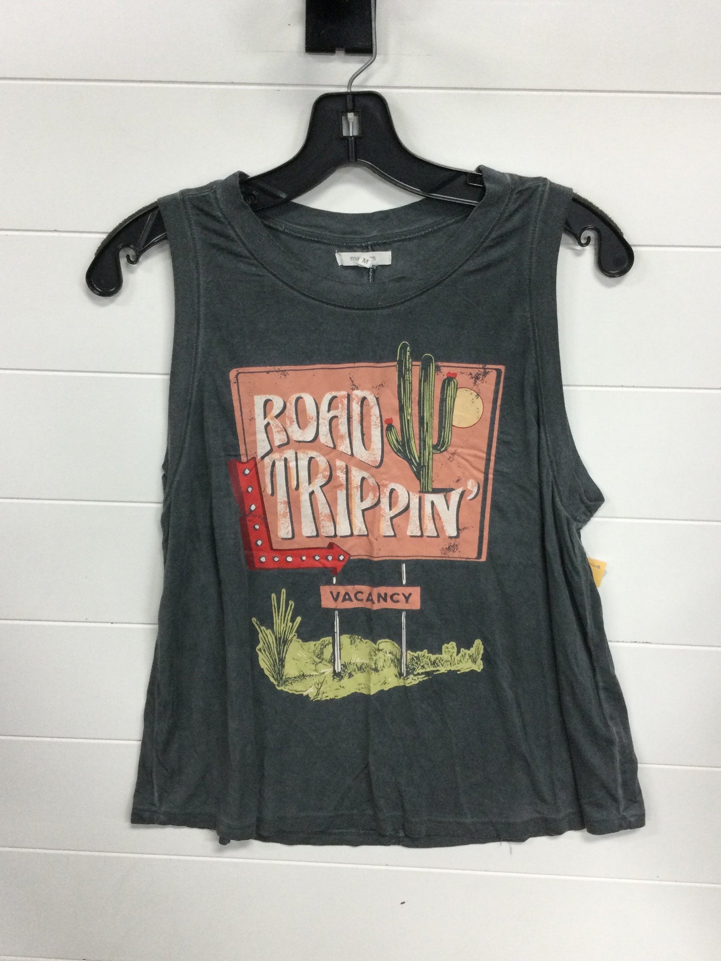 Top Sleeveless By Maurices In Grey, Size:M