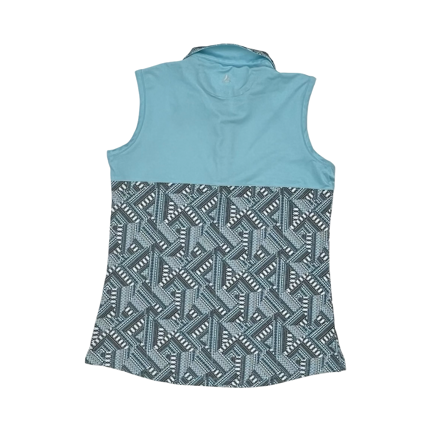 Athletic Tank Top By Clothes Mentor In Black & Blue, Size:S