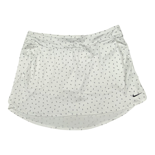 Athletic Skort By Nike In Black & White, Size:Xl