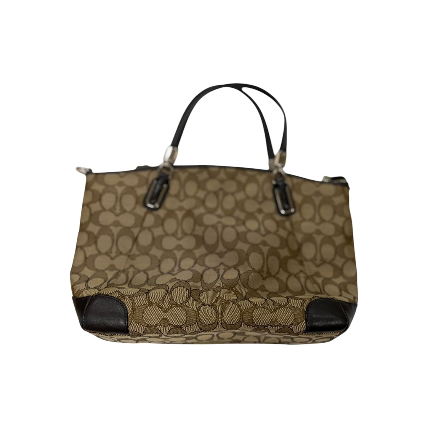 Handbag Designer By Coach In Brown, Size:Medium