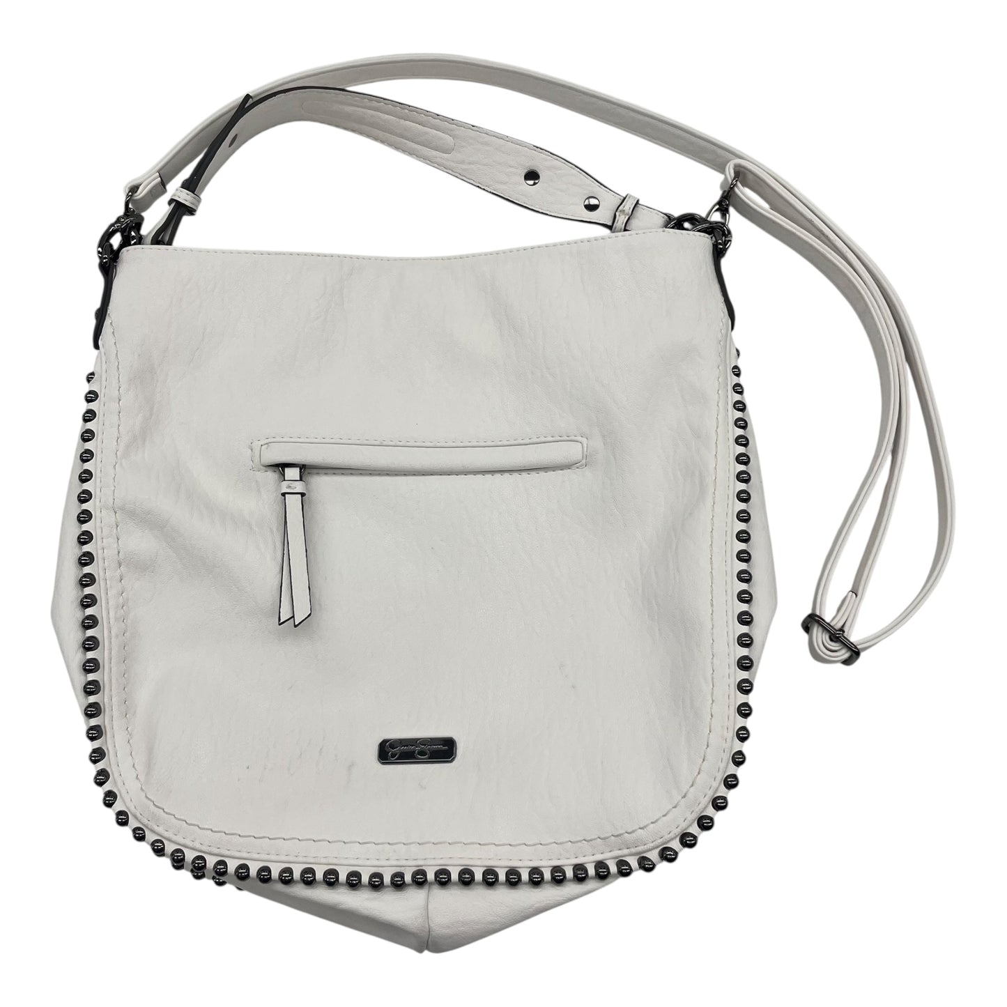 Handbag By Jessica Simpson In White, Size:Large