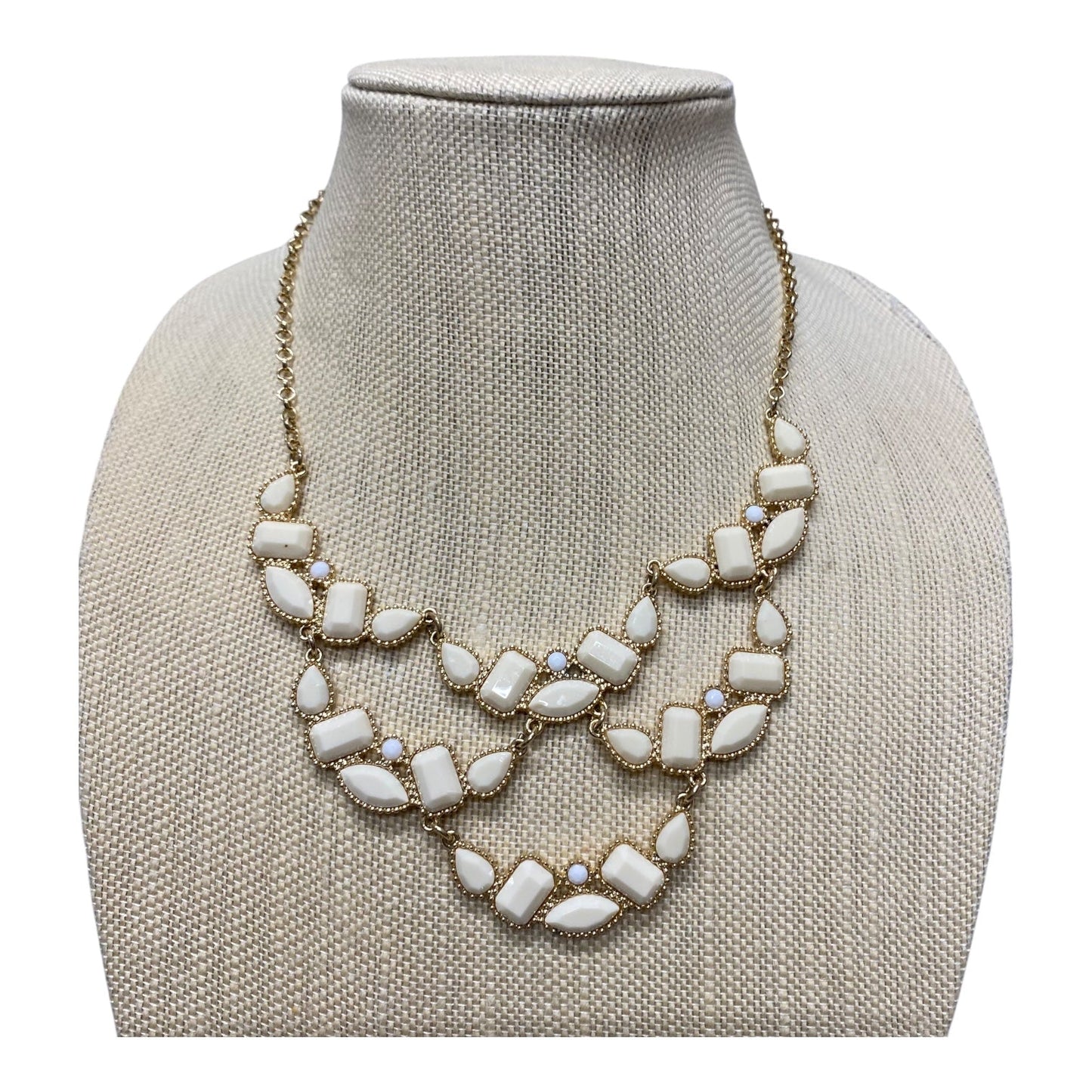 Necklace Statement By Cme In Cream