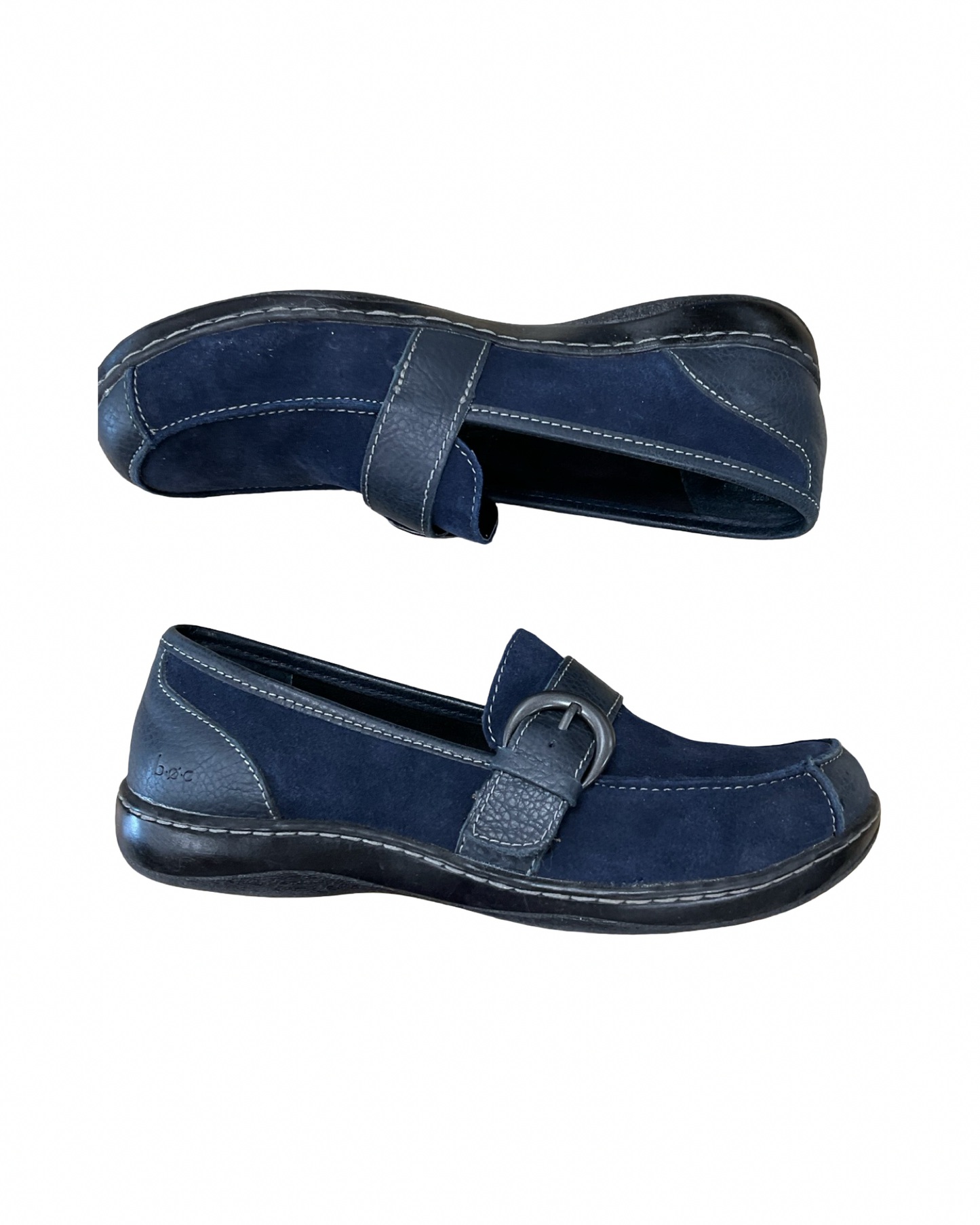 Shoes Flats By Boc In Blue, Size:8.5