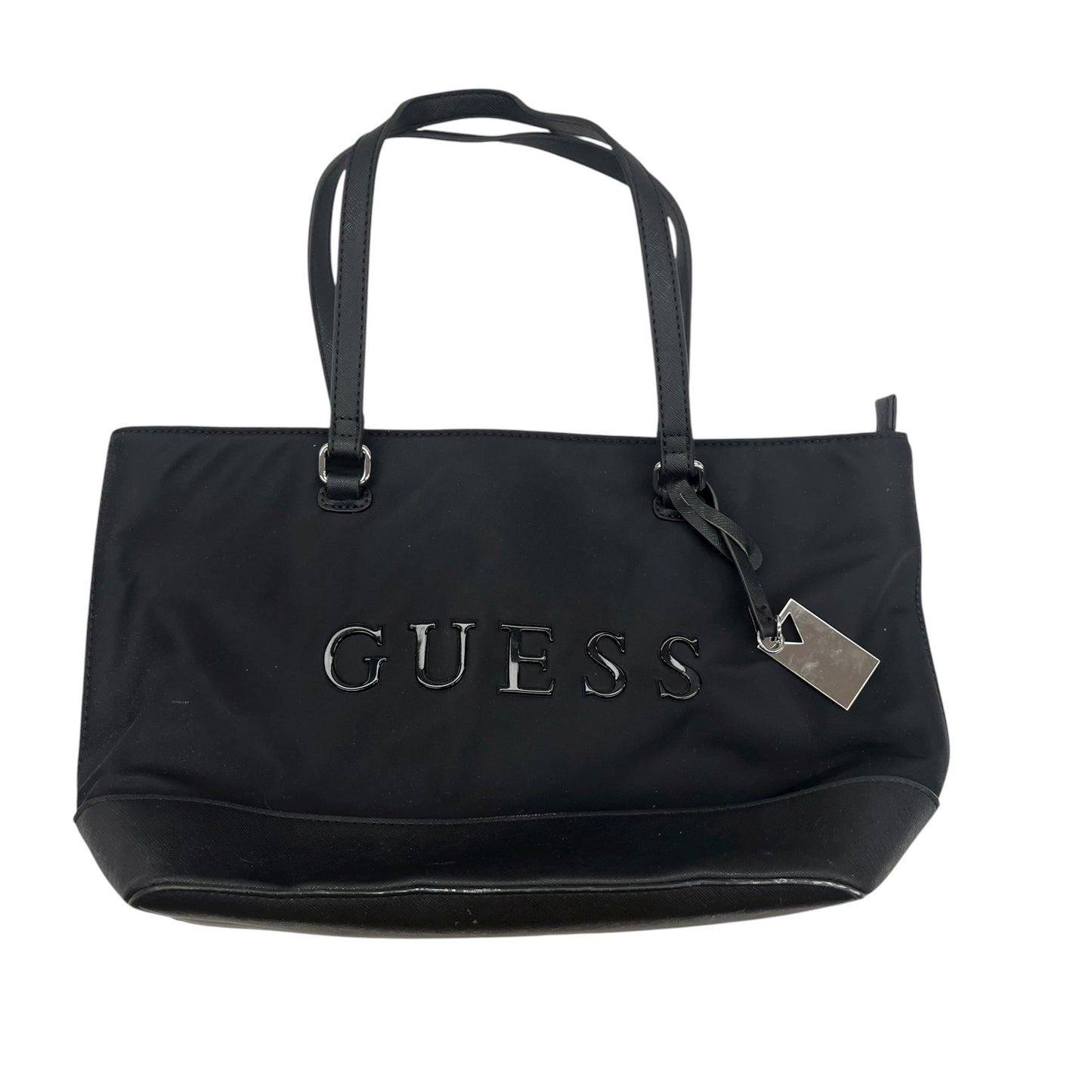 Handbag By Guess In Black, Size:Medium