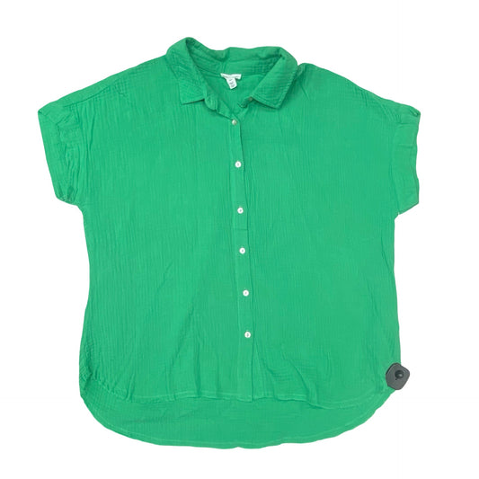 Top Sleeveless By Tribal In Green, Size:L