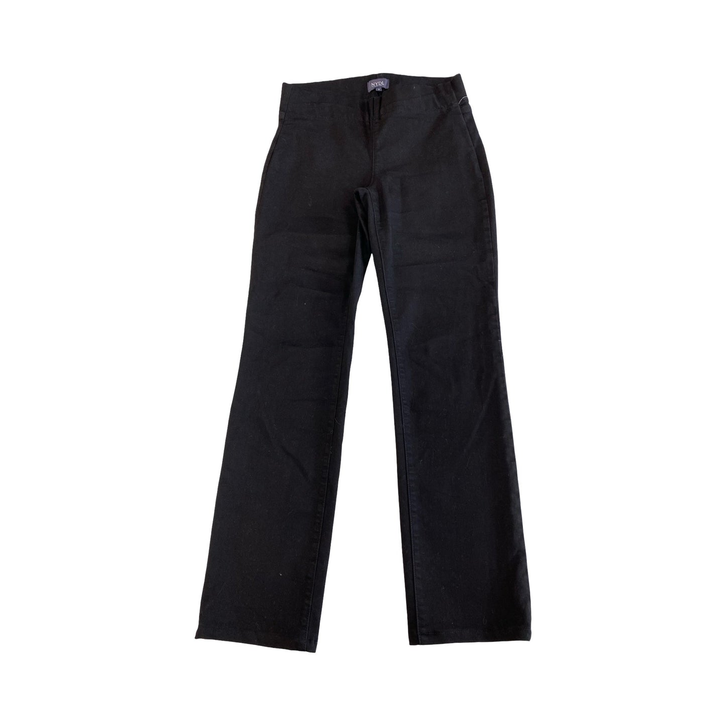Jeans Straight By Not Your Daughters Jeans In Black Denim, Size:S