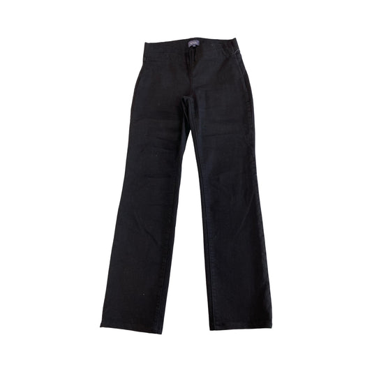 Jeans Straight By Not Your Daughters Jeans In Black Denim, Size:S