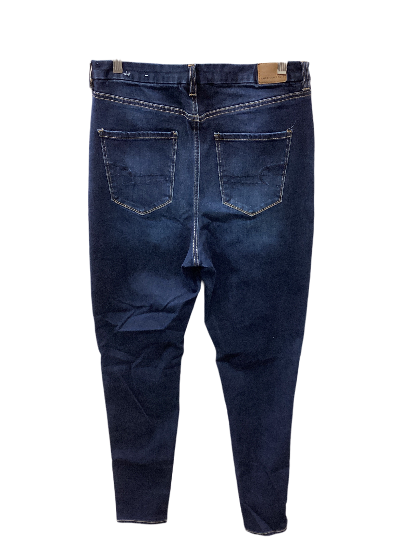 Jeans Skinny By American Eagle In Blue Denim, Size:14L
