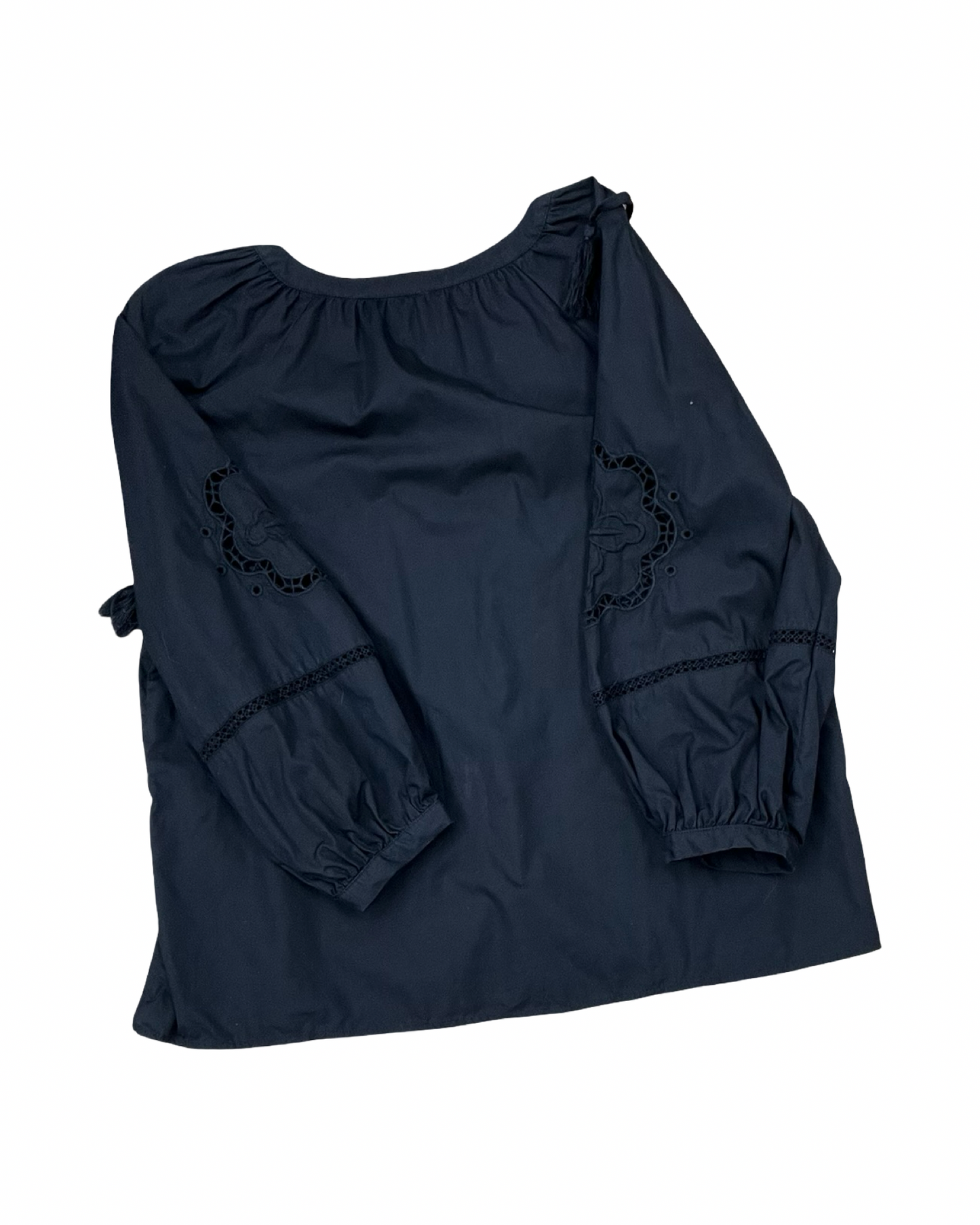 Top Ls By Wonderly In Black, Size:L