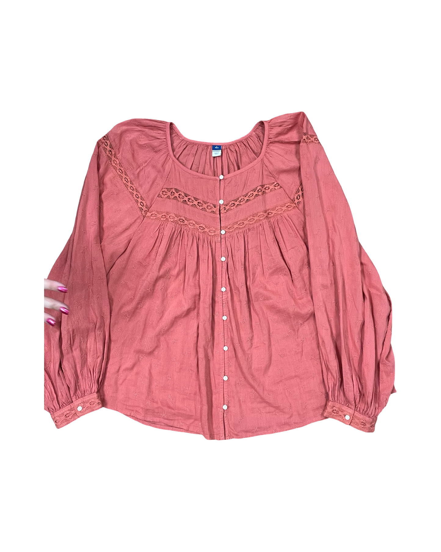 Top Ls By Old Navy In Coral, Size:L