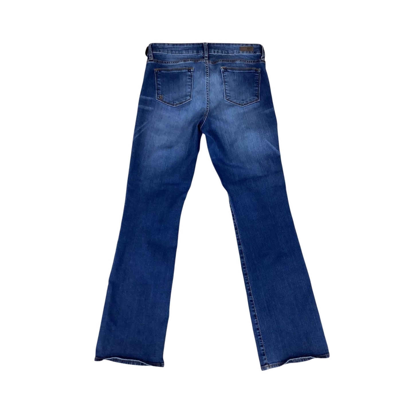 Jeans Boot Cut By Kut In Blue Denim, Size:10P