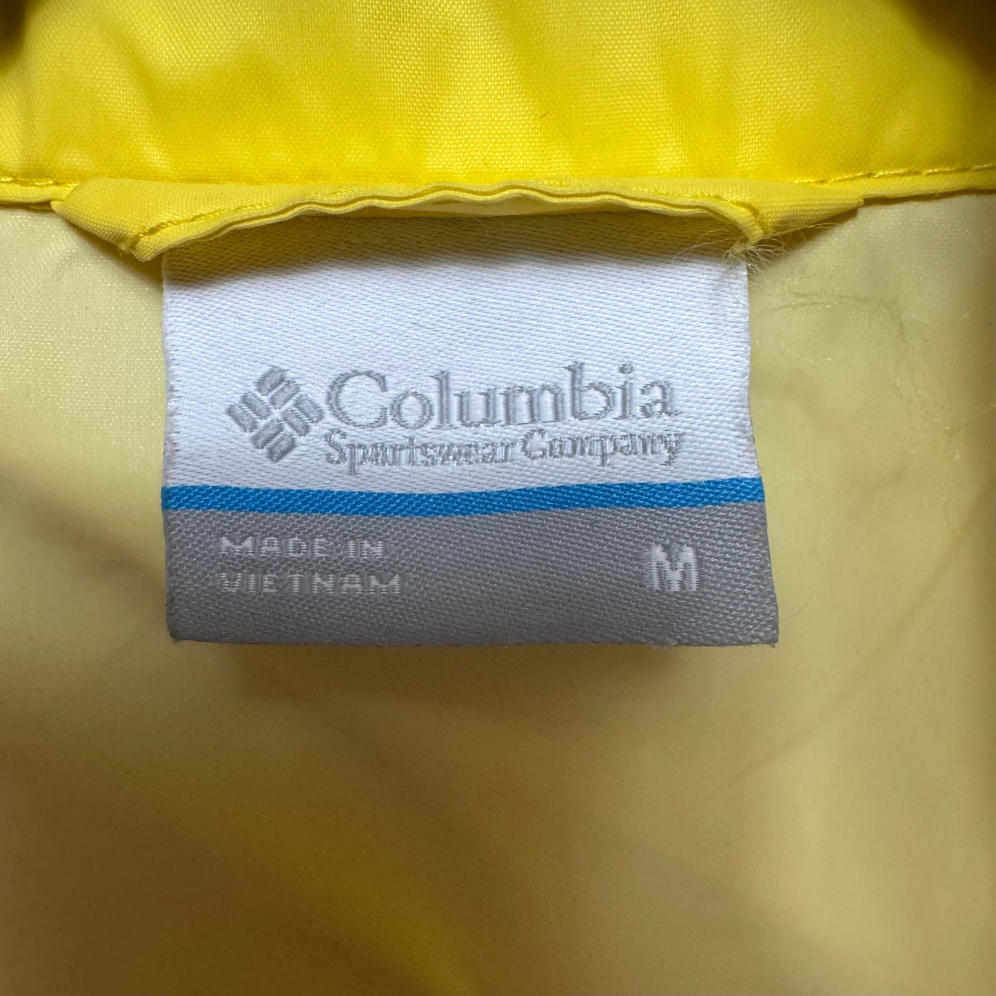 Jacket Windbreaker By Columbia In Yellow, Size: M