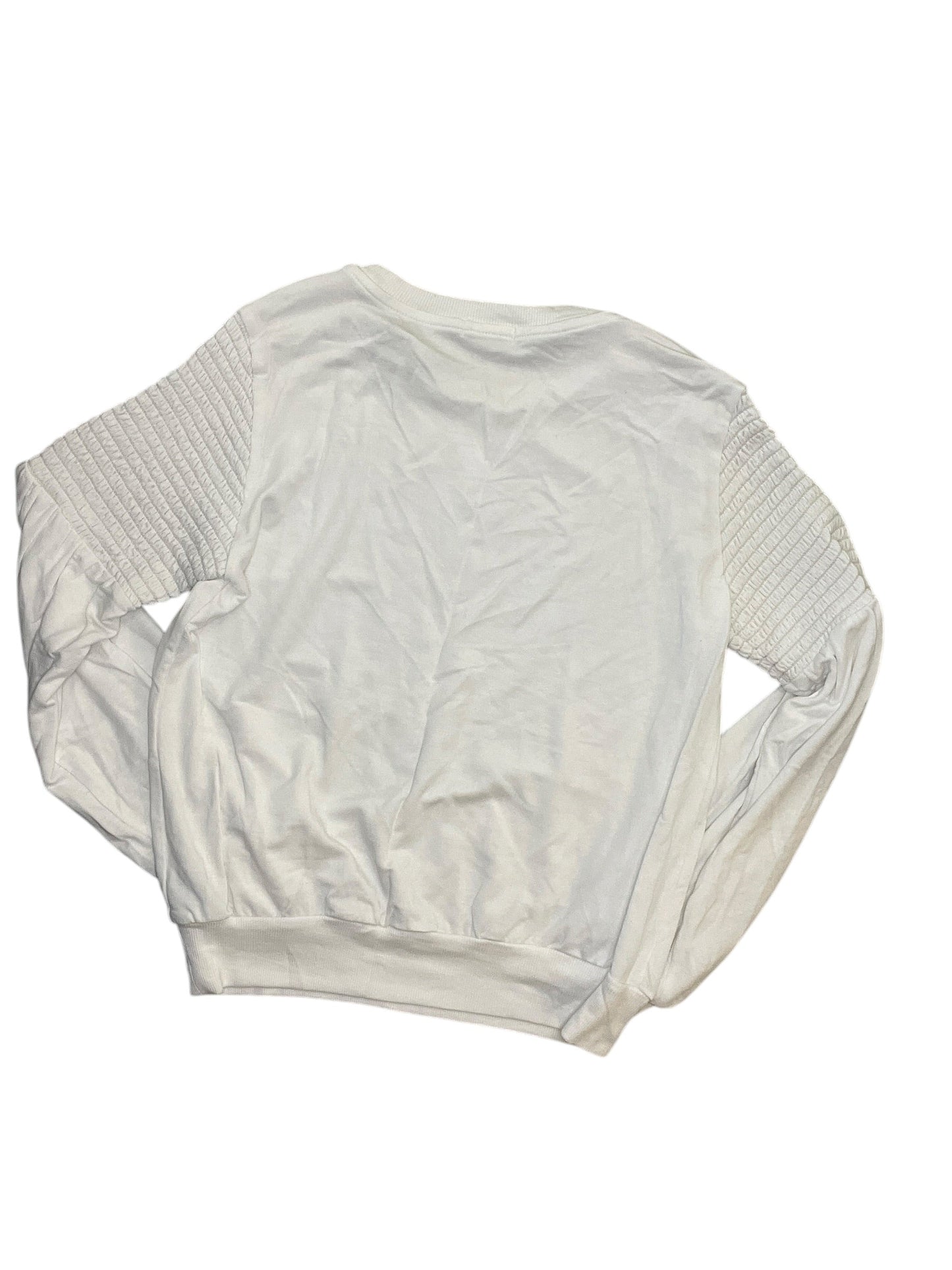 Top Ls By La Made In White, Size:S