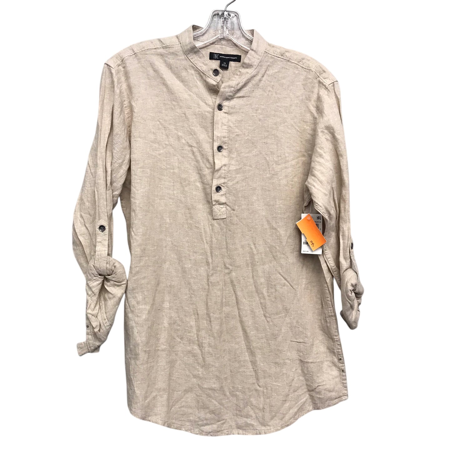 Top Ls By Inc In Beige, Size:Xs