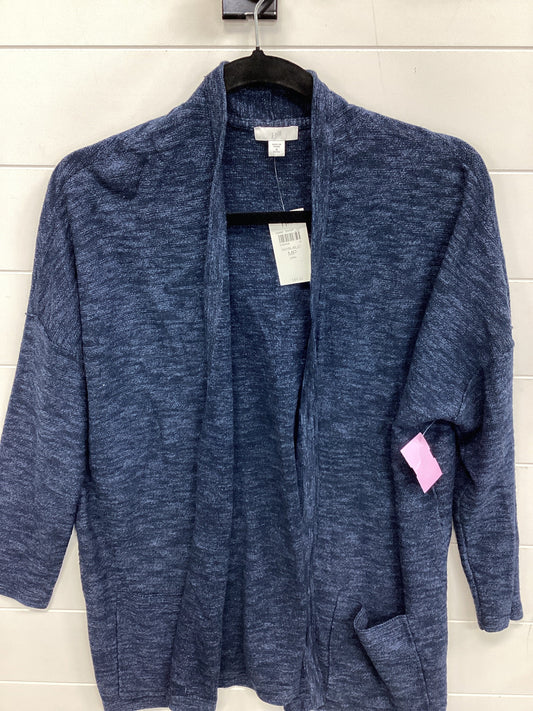 Cardigan By J. Jill In Navy, Size:Mp