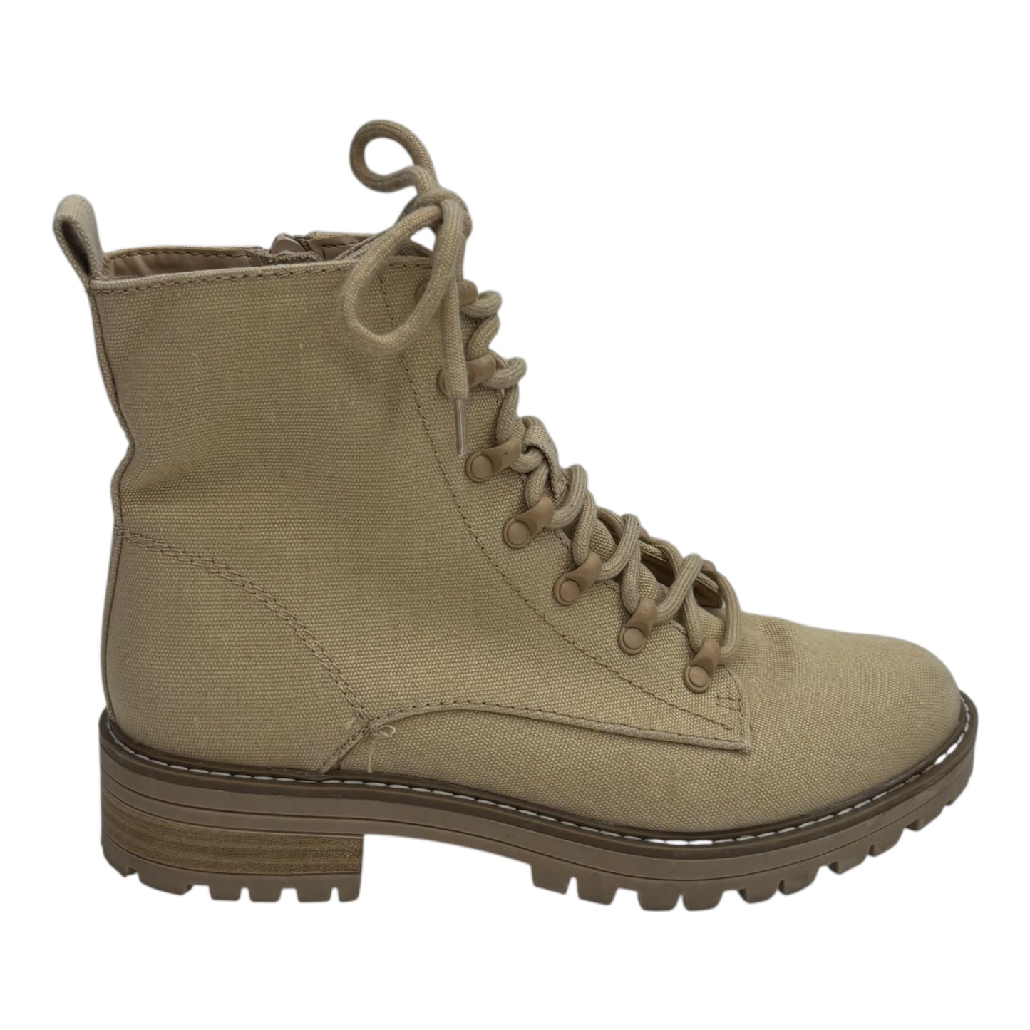 Boots Combat By Universal Thread In Tan, Size:8.5