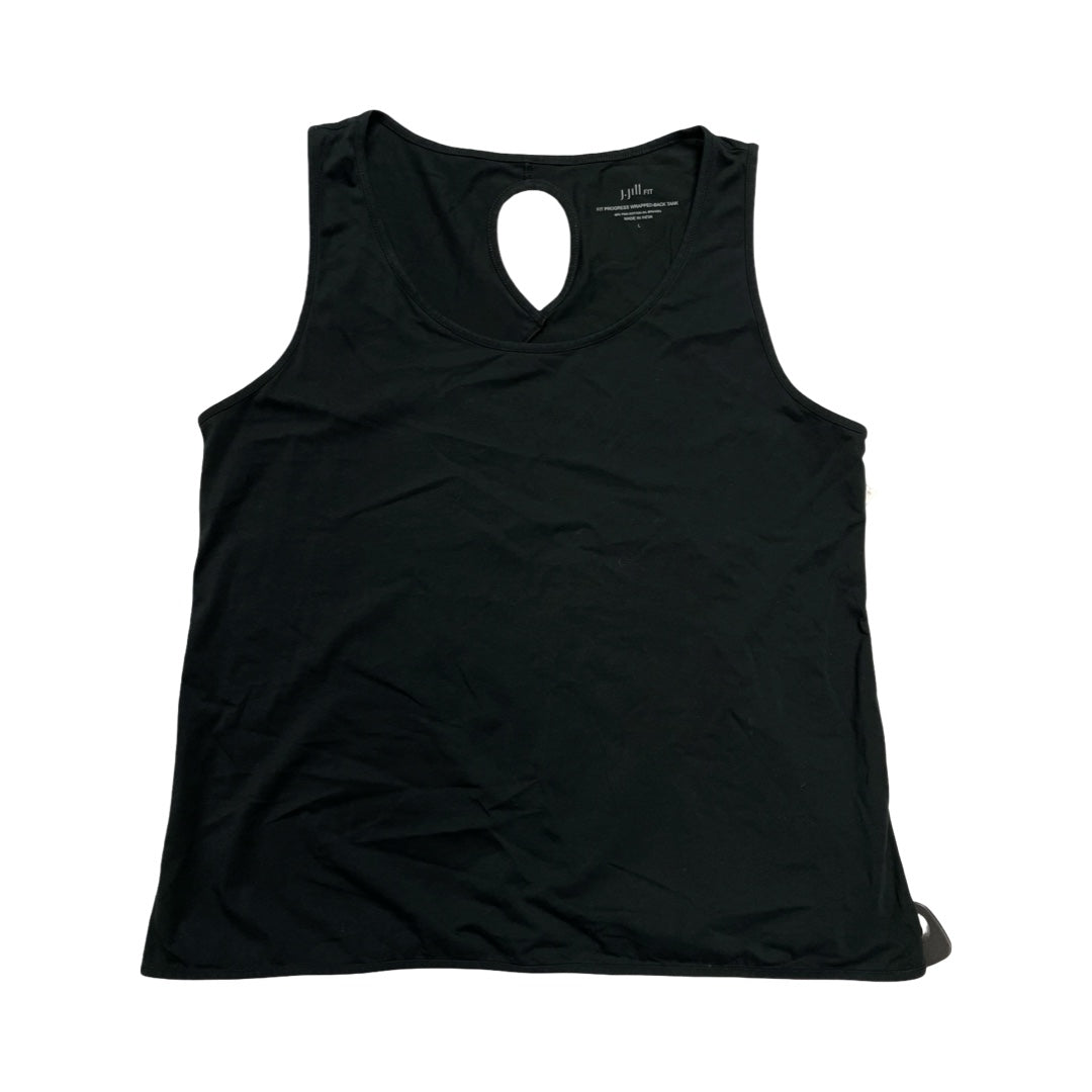 Athletic Tank Top By J. Jill In Black, Size:L