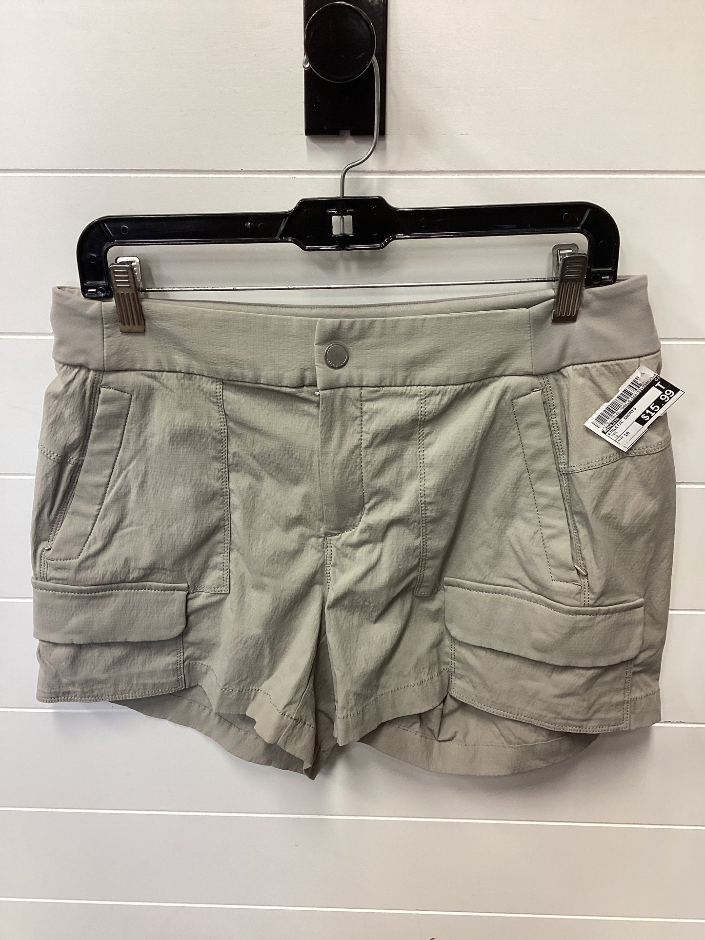 Athletic Shorts By Athleta In Tan, Size:10