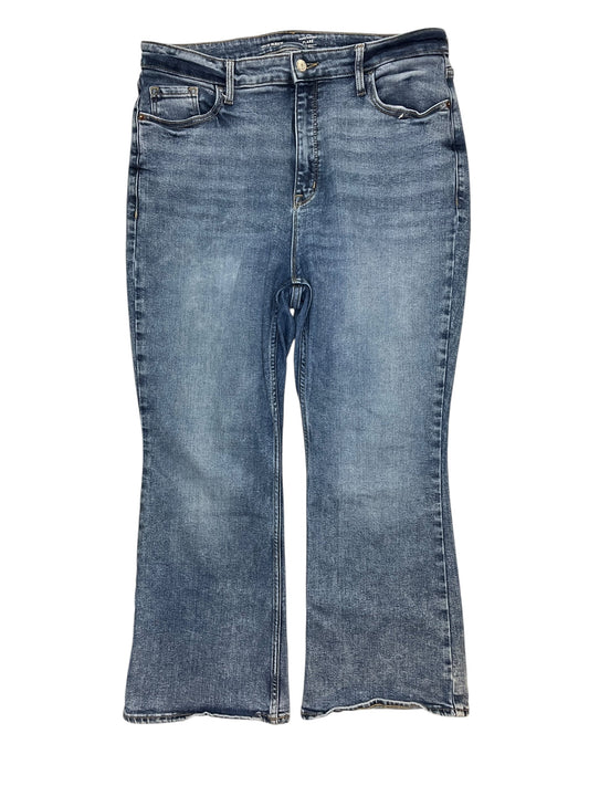 Jeans Flared By Old Navy In Blue Denim, Size:14