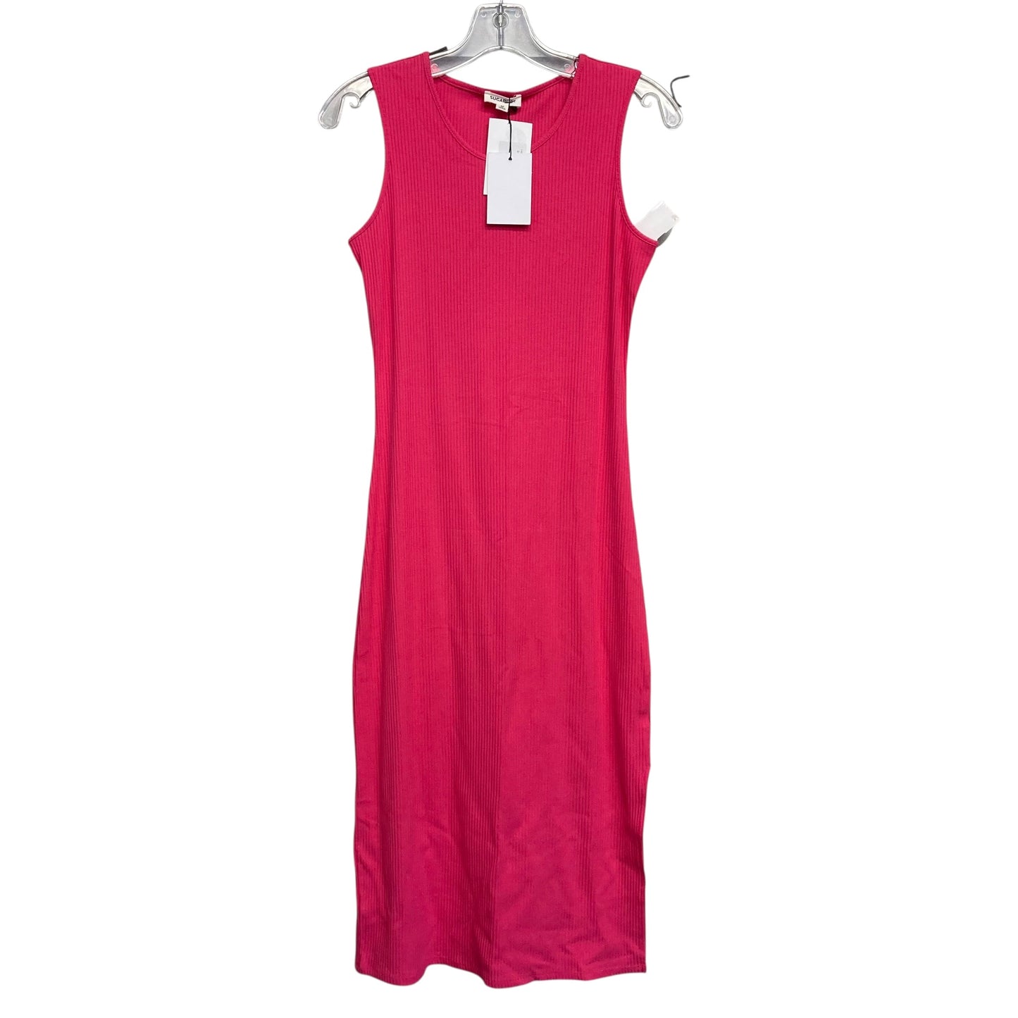 Dress Casual Midi By Sugar Lips In Pink, Size:M