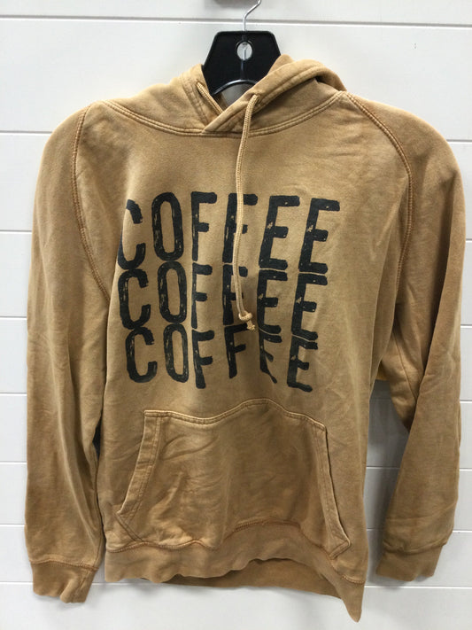 Sweatshirt Hoodie By Clothes Mentor In Brown, Size:S