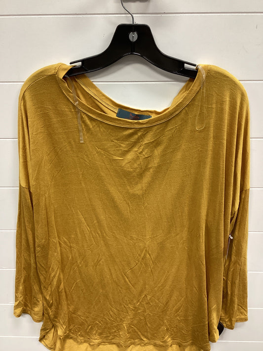 Top Ls By Loft In Yellow, Size:1X