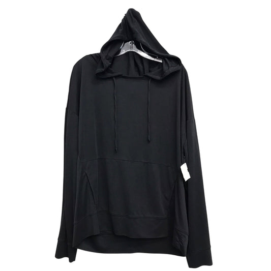 Athletic Top Ls Hoodie By Fabletics In Black, Size:Xl