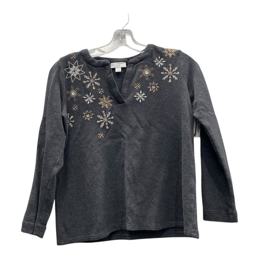 Top Ls  By J. Jill In Grey, Size:Xsp