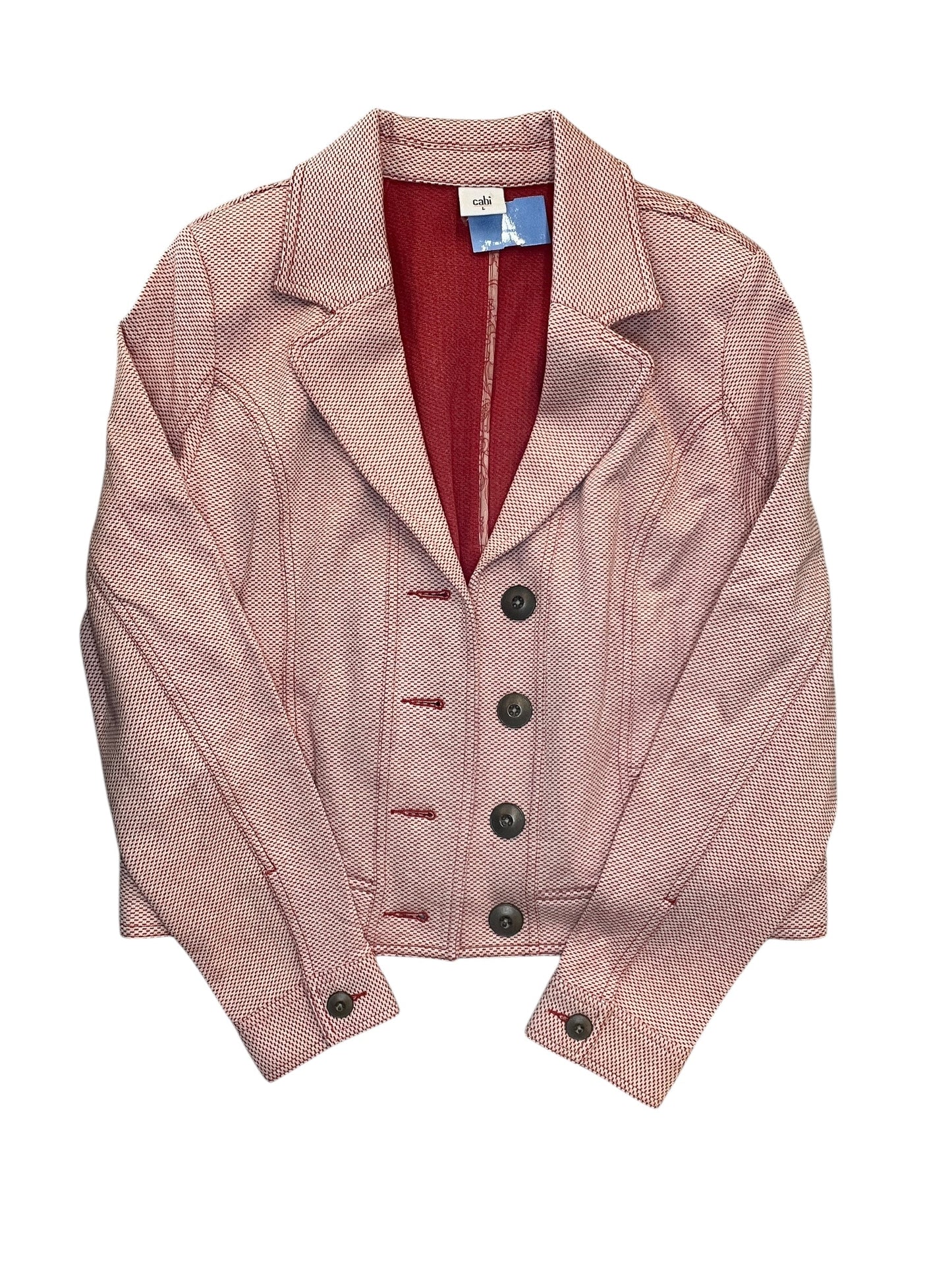 Blazer By Cabi In Pink, Size:L