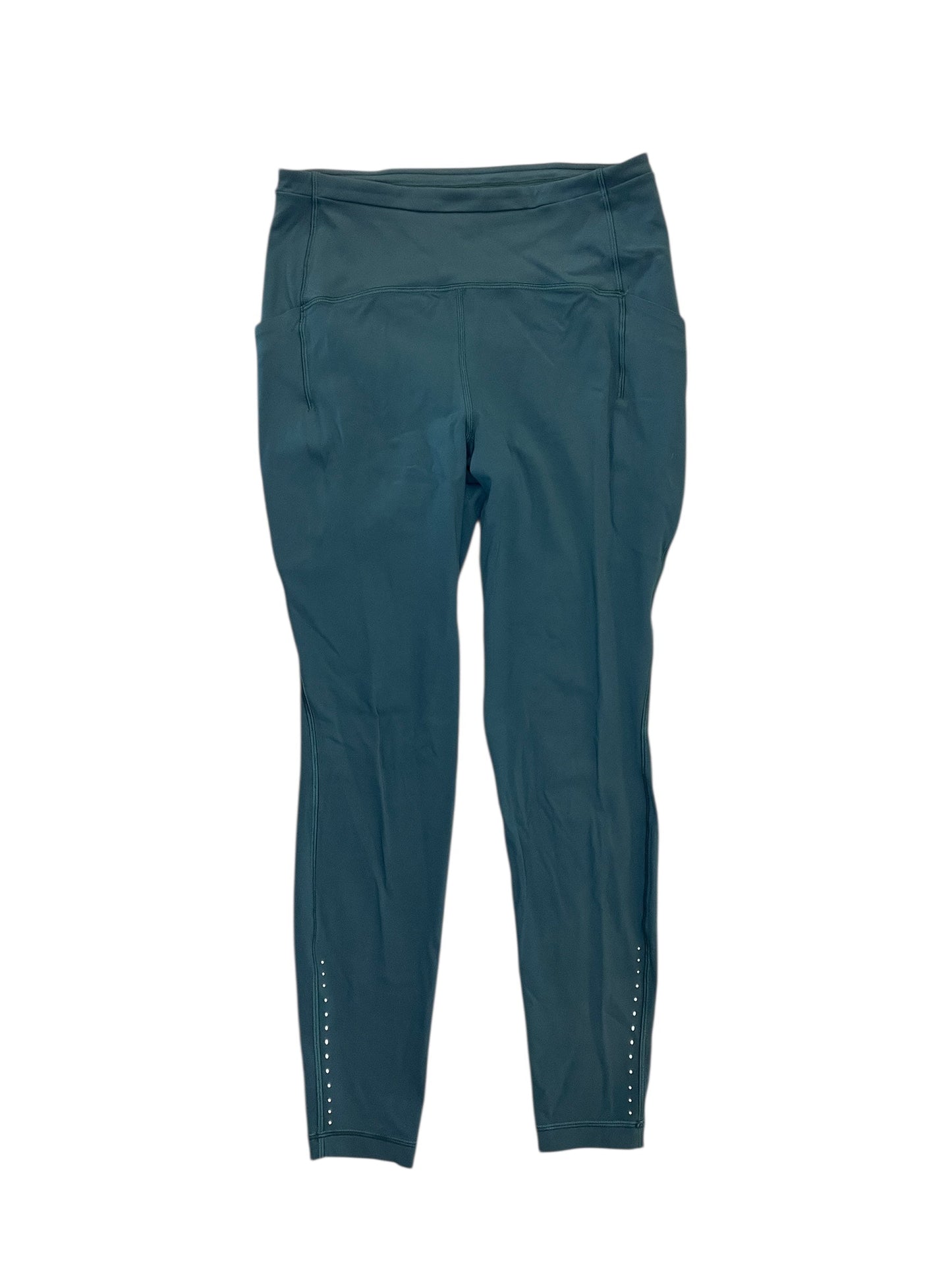 Athletic Leggings By Lululemon In Green, Size:M