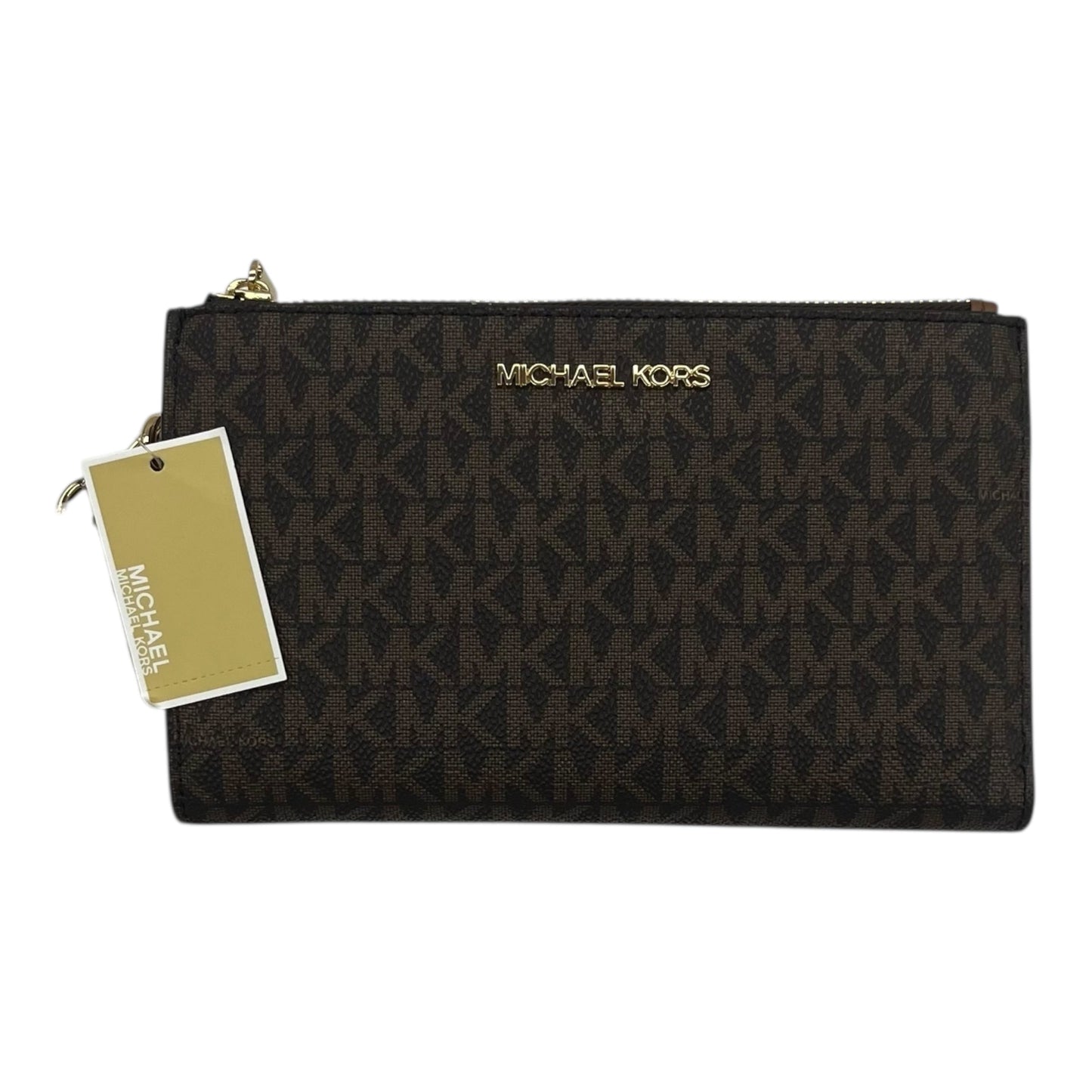 Wallet Designer By Michael Kors In Brown, Size:Large