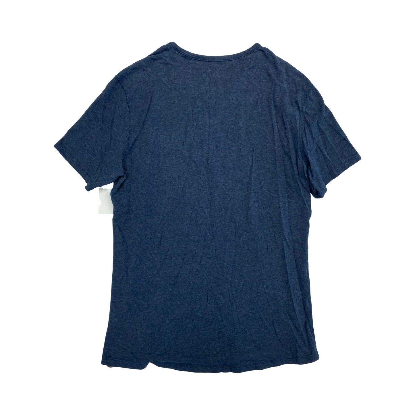 Athletic Top Ss By Lululemon In Navy, Size:M