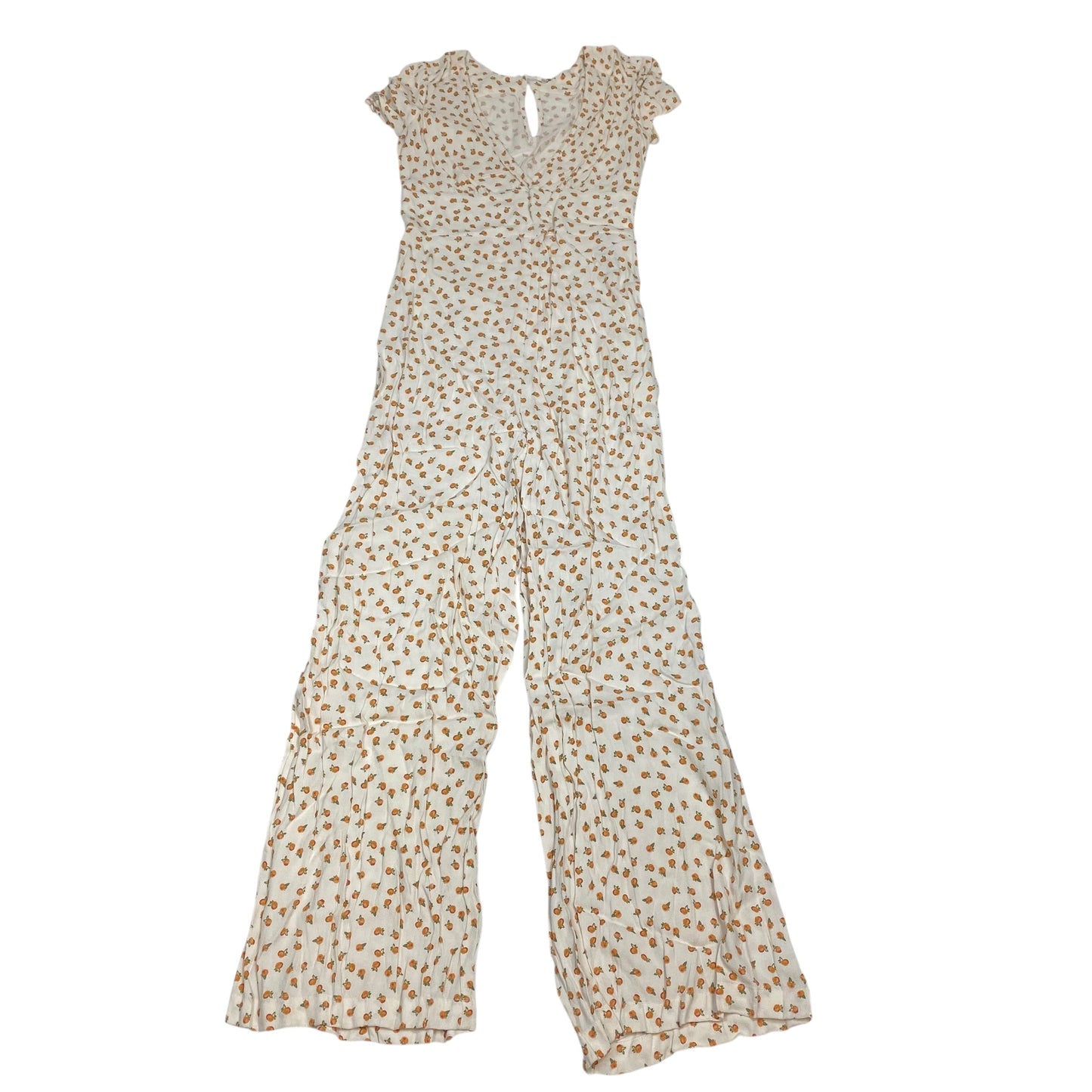 Jumpsuit By Free People In Cream & Orange, Size:S