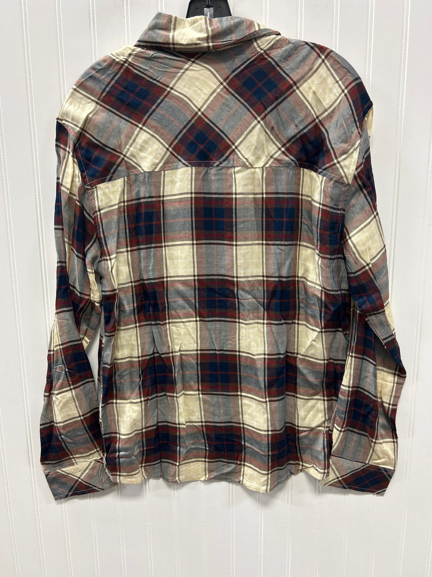 Top Ls By Cmc In Plaid Pattern, Size:Xs